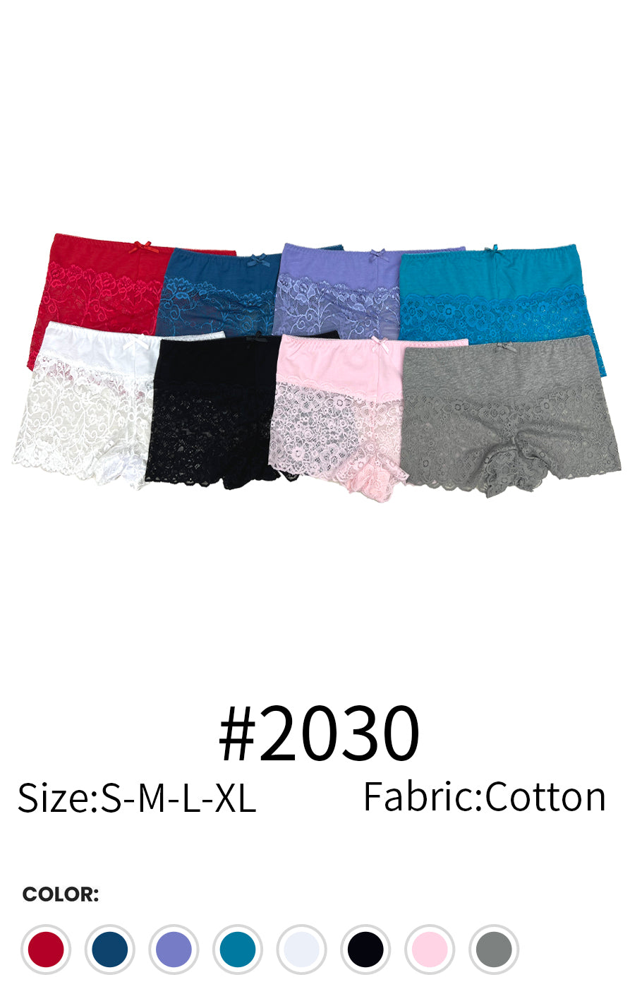 Lady Lace Boxer #2030