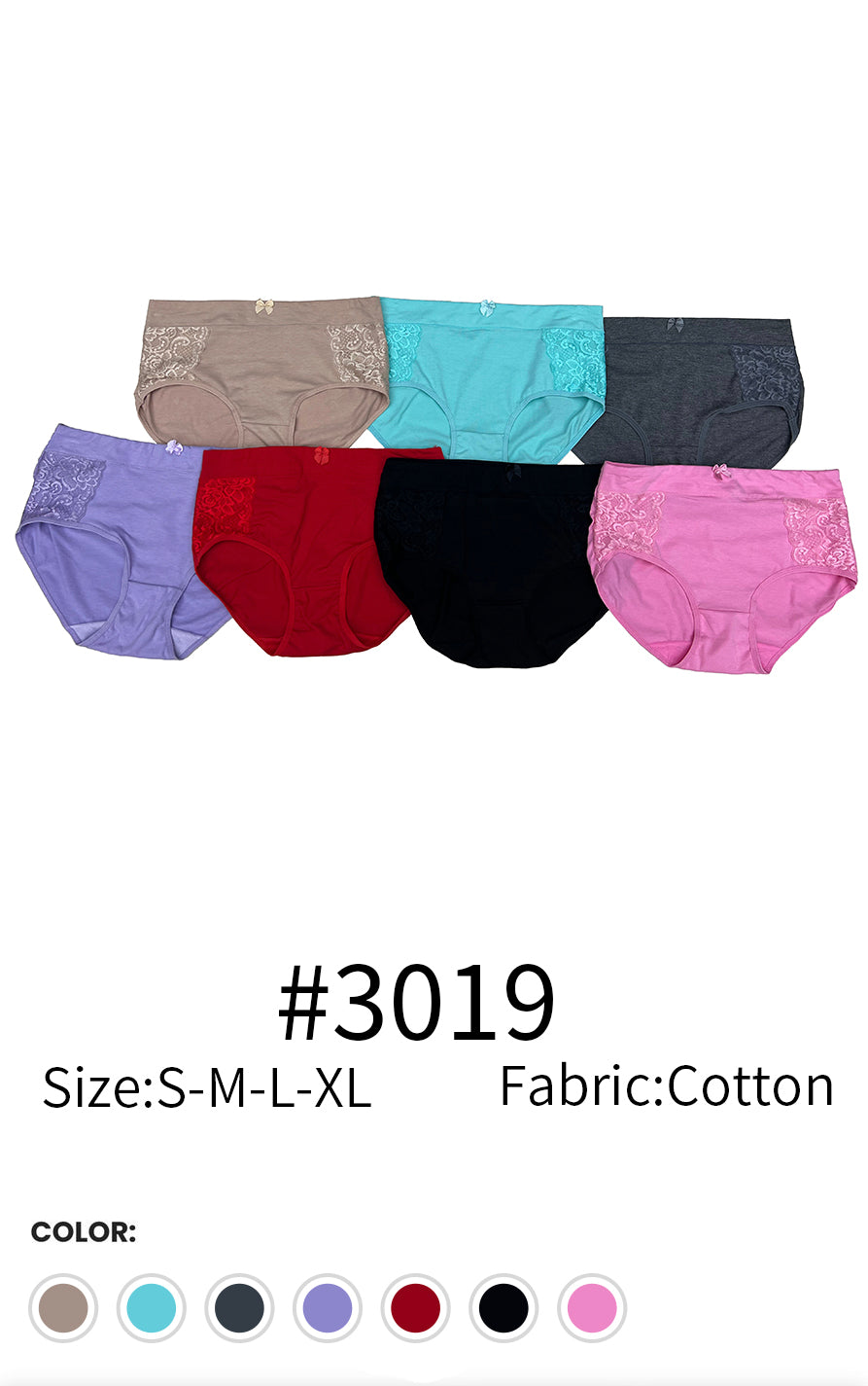 Lady Cotton Brief #3019