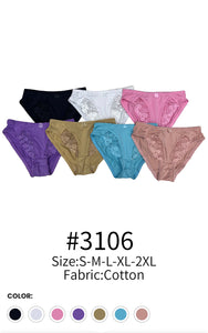 Lady Nylon Lace Panty #3106