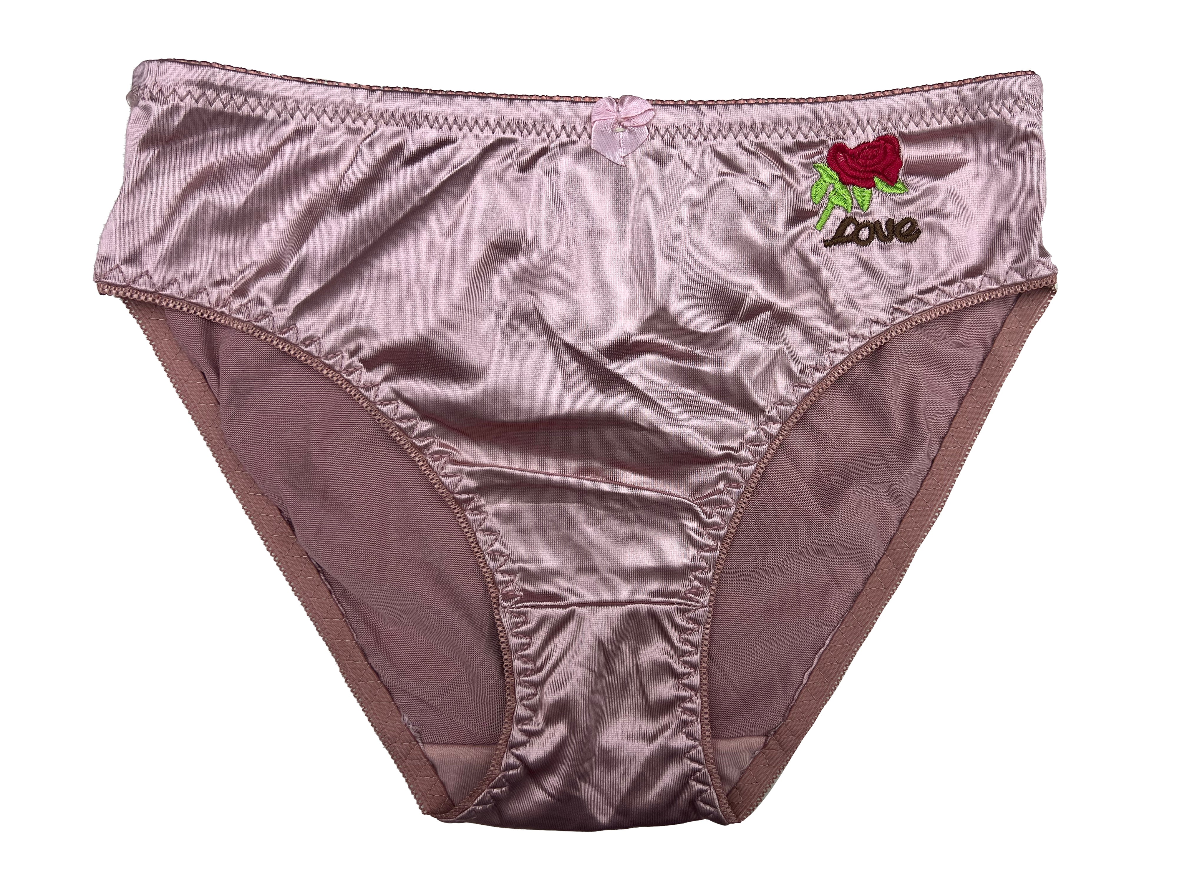 Lady Stain Embroidery Brief #3123