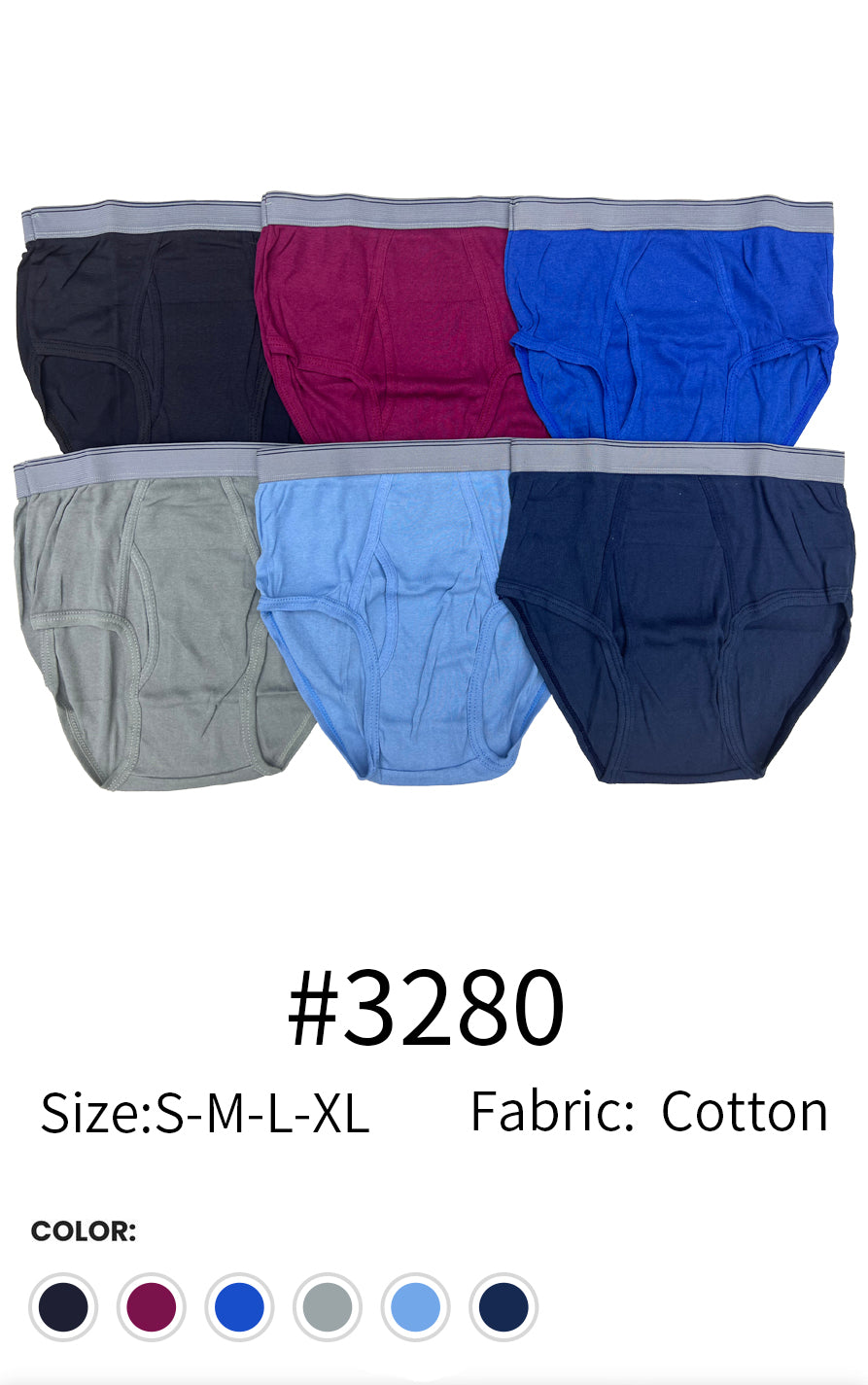 Men's Color Brief #3280