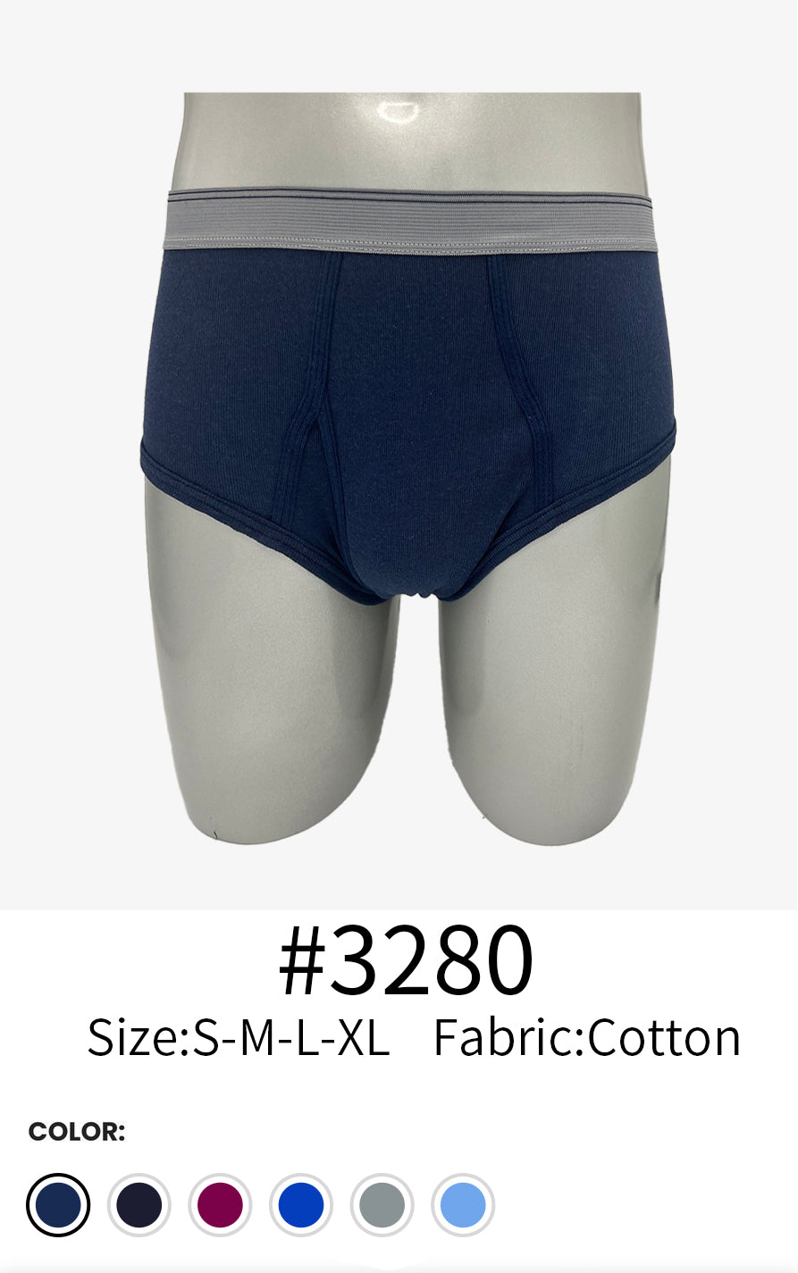 Men's Color Brief #3280