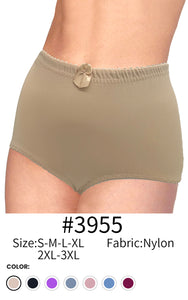 Lady Nylon Brief #3955