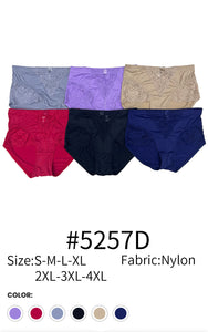 Lady Nylon Lace Brief #5257D