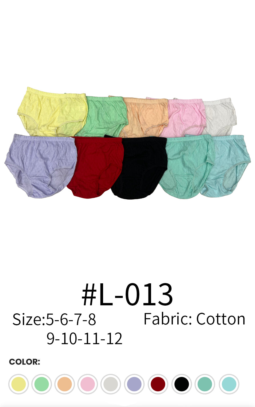 Lady Cotton Box Panty #L-013